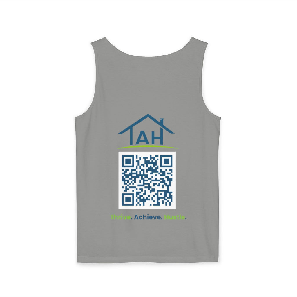 Ask Me About Real Estate Tank Top — 'TAH' QR Realtor Marketing Tank