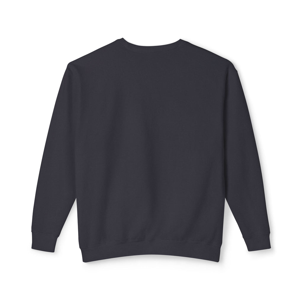 TAH- Cozy Unisex Lightweight Crewneck Sweatshirt- WHITE LOGO