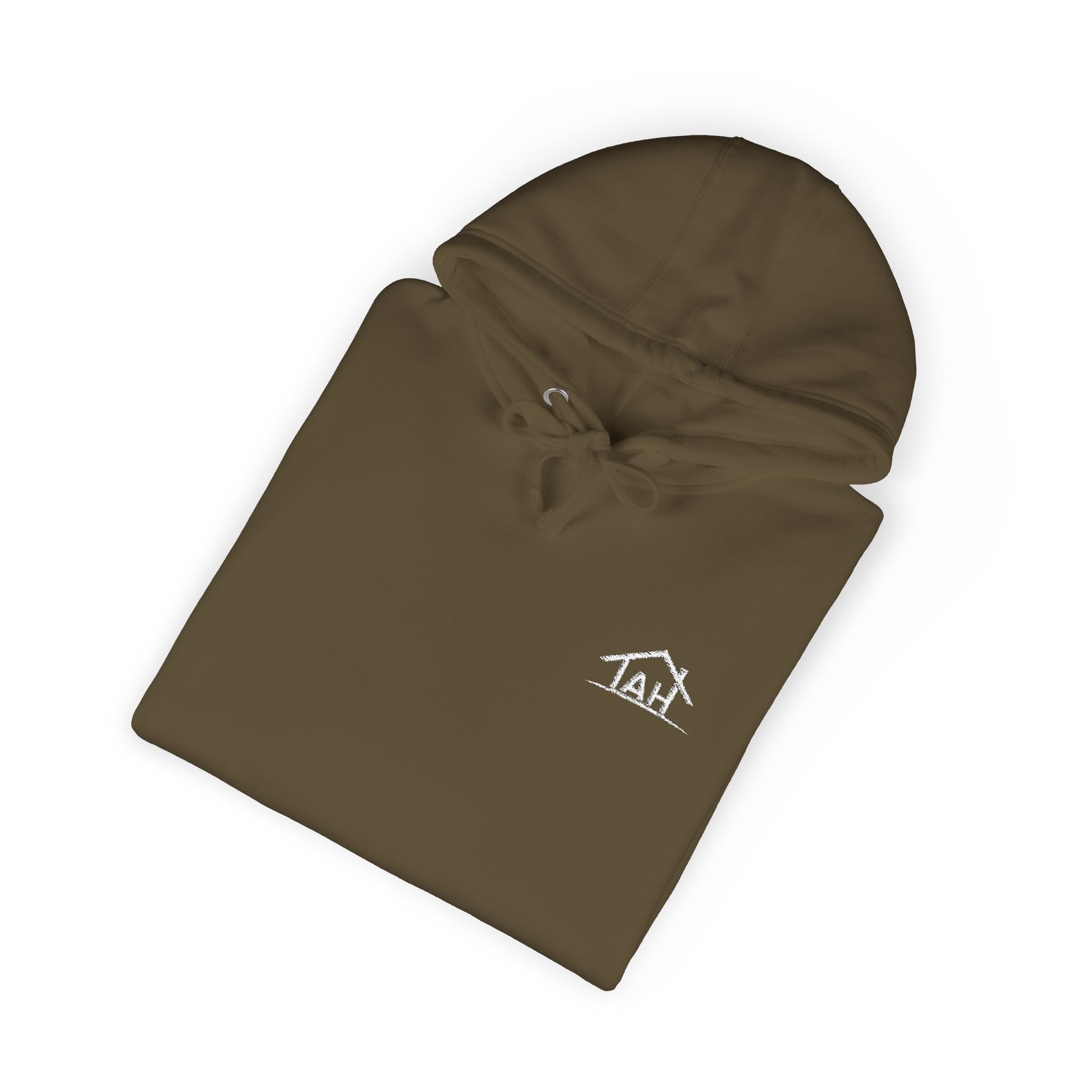 TAH -Cozy Unisex Fleece Hoodie - White logo