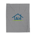 TAH-Cozy Home Velveteen Plush Blanket | Soft Throw-GREY