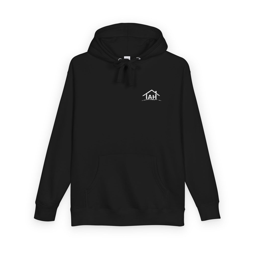 TAH -Cozy Unisex Fleece Hoodie - White logo