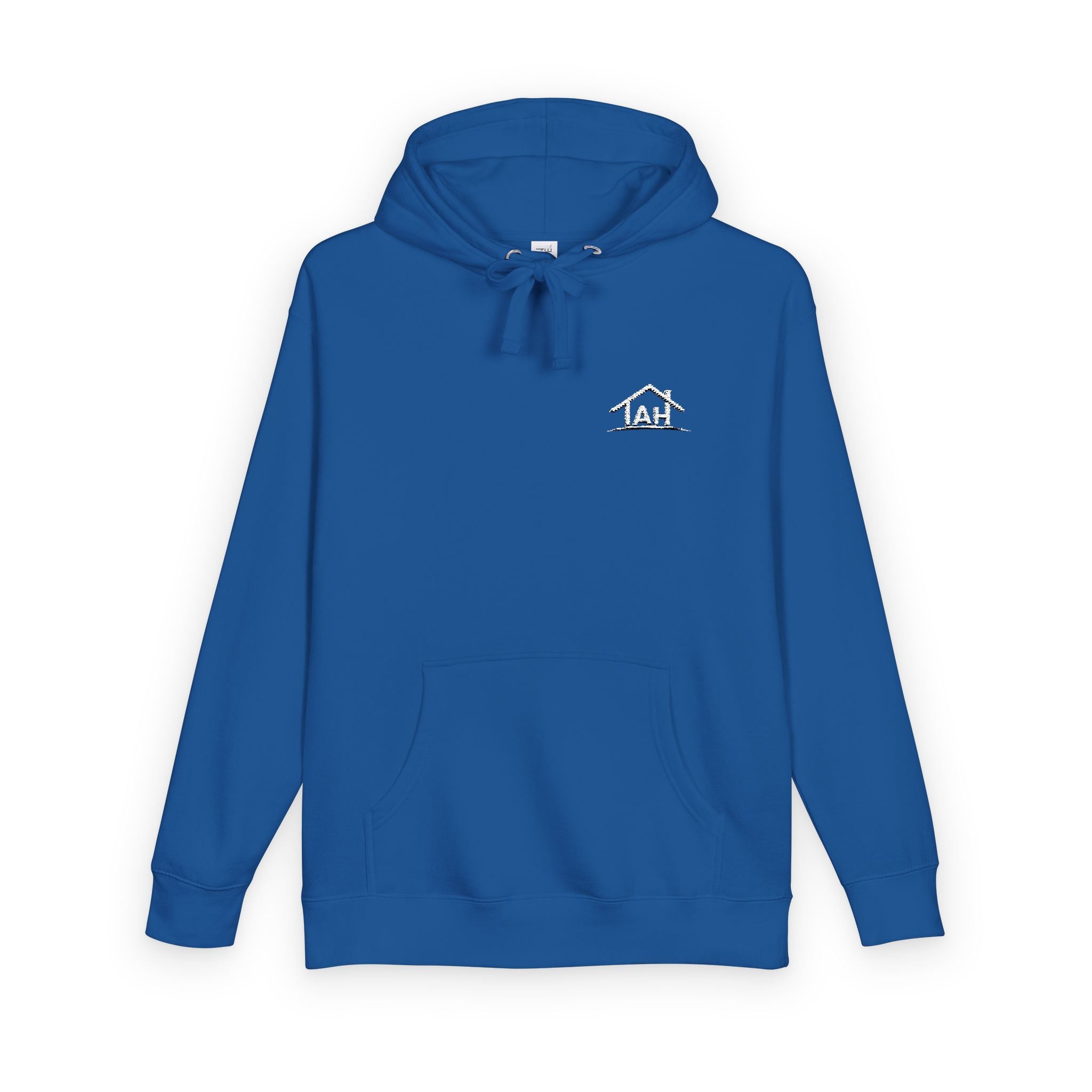 TAH -Cozy Unisex Fleece Hoodie - White logo