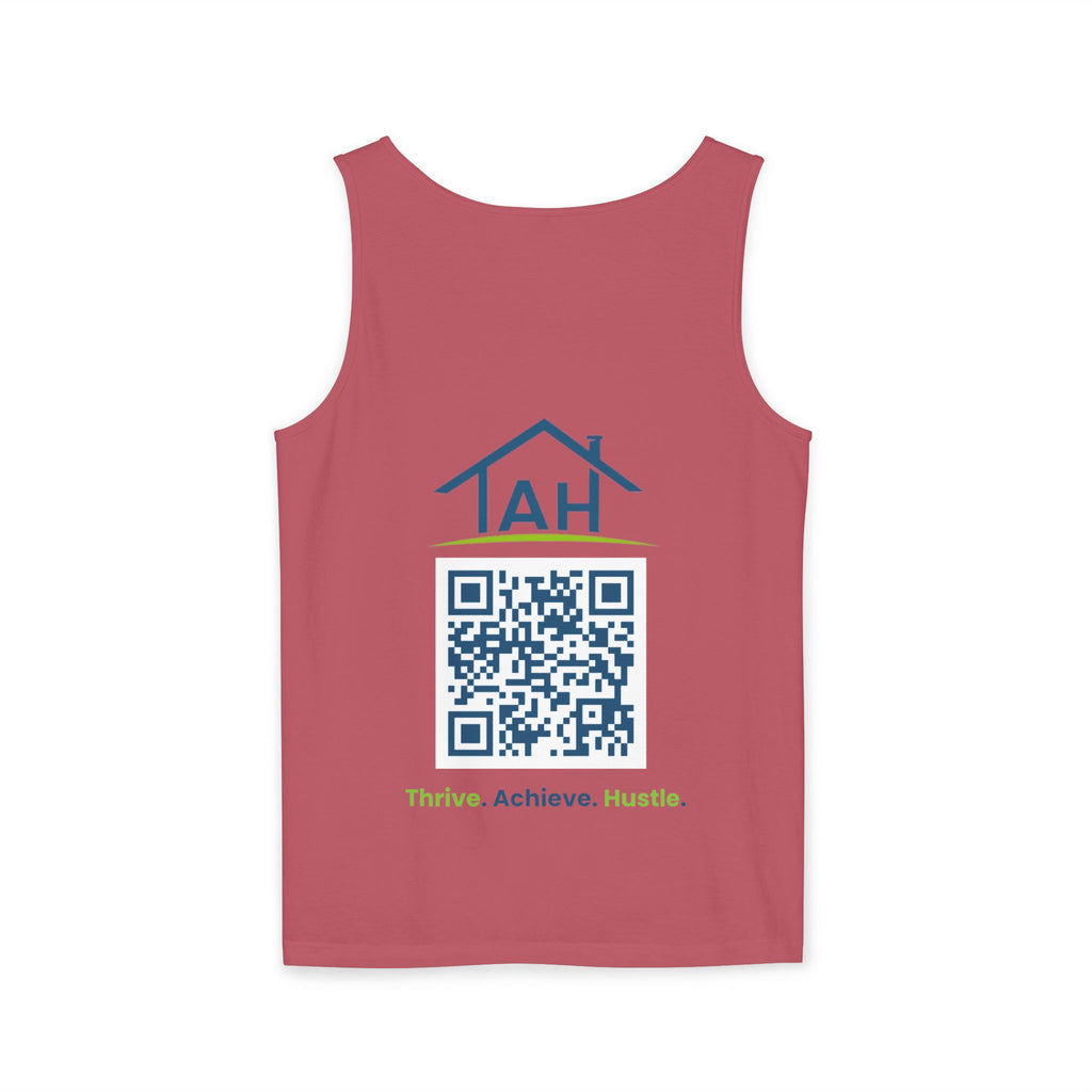 Ask Me About Real Estate Tank Top — 'TAH' QR Realtor Marketing Tank