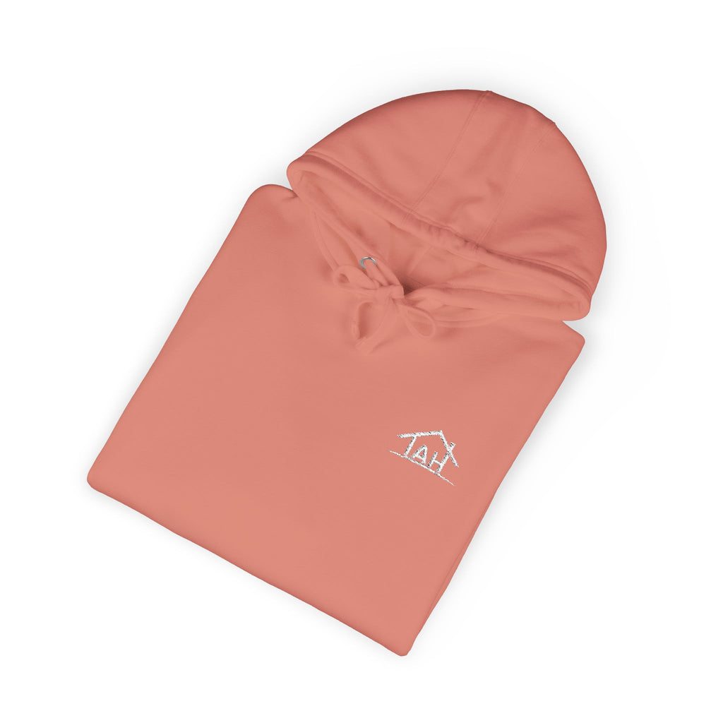 TAH -Cozy Unisex Fleece Hoodie - White logo