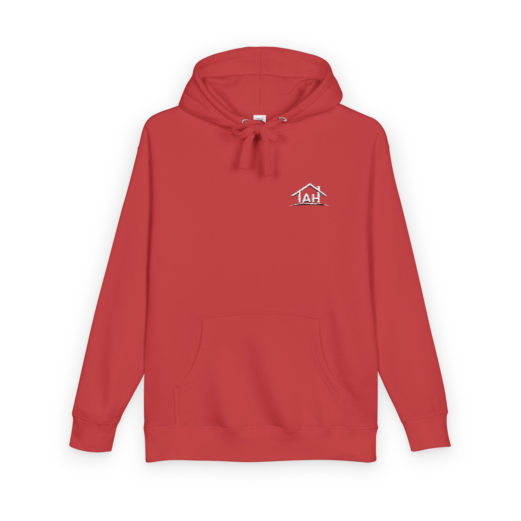 TAH -Cozy Unisex Fleece Hoodie - White logo