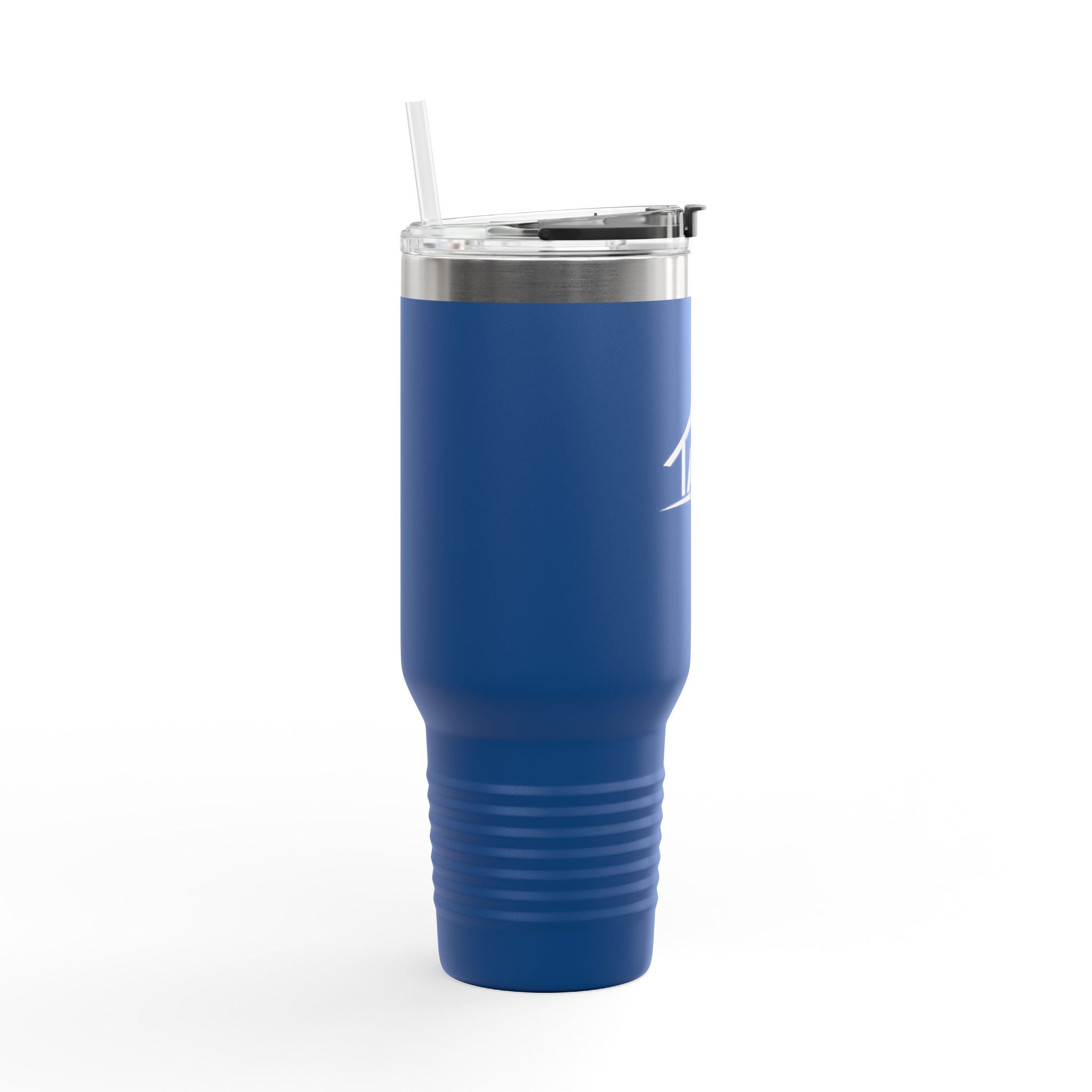 TAH Logo Insulated Travel Mug with Straw - LOGO ONLY