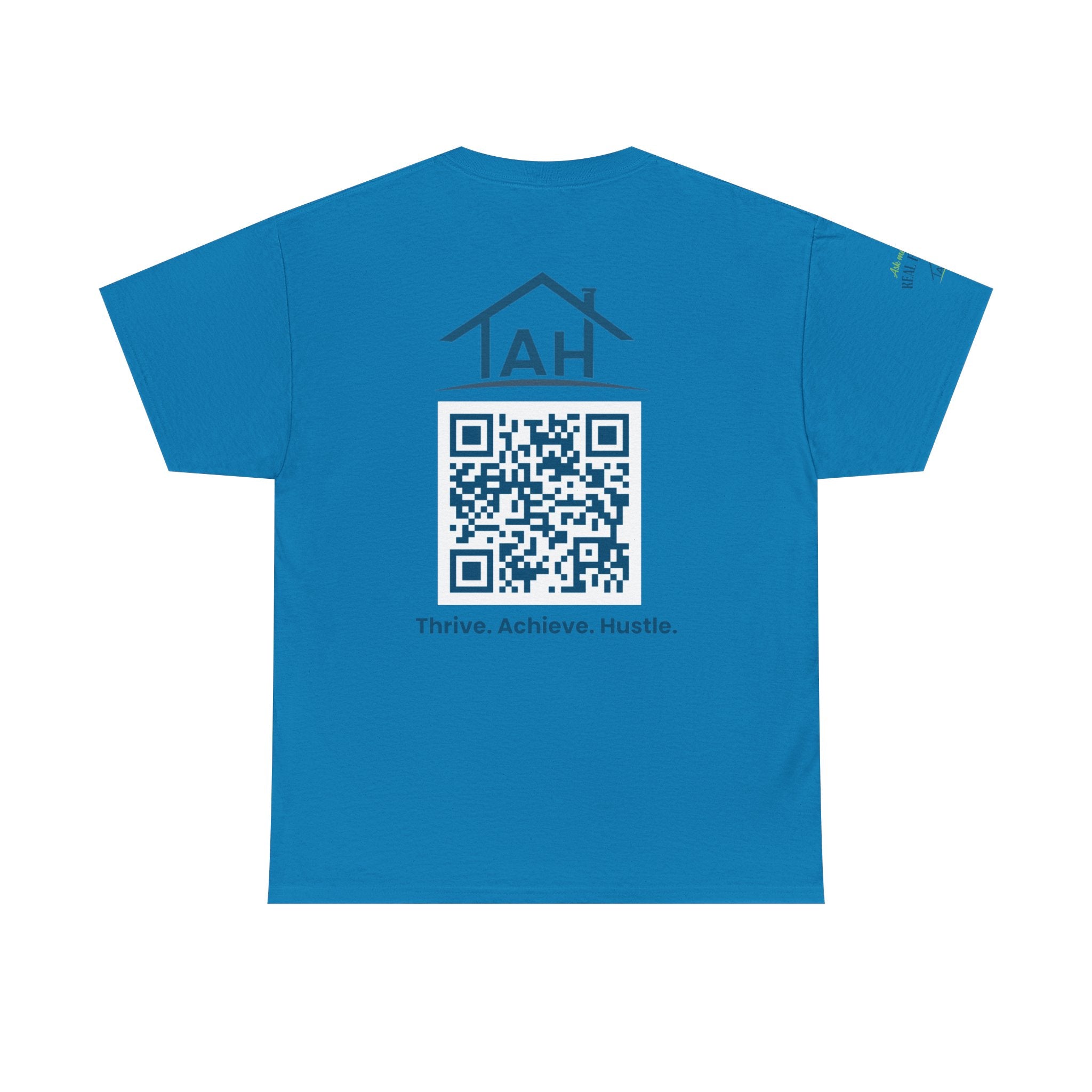Built Different | Built At TAH  T-Shirt | Built at TAH, QR Code Back