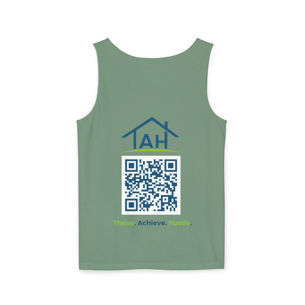 Ask Me About Real Estate Tank Top — 'TAH' QR Realtor Marketing Tank