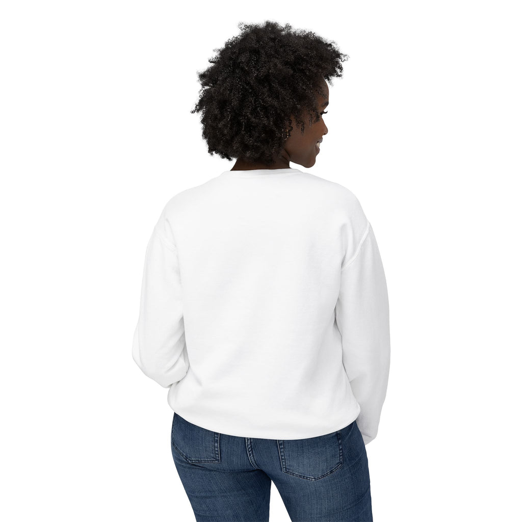 TAH- Cozy Unisex Lightweight Crewneck Sweatshirt- TEAL LOGO