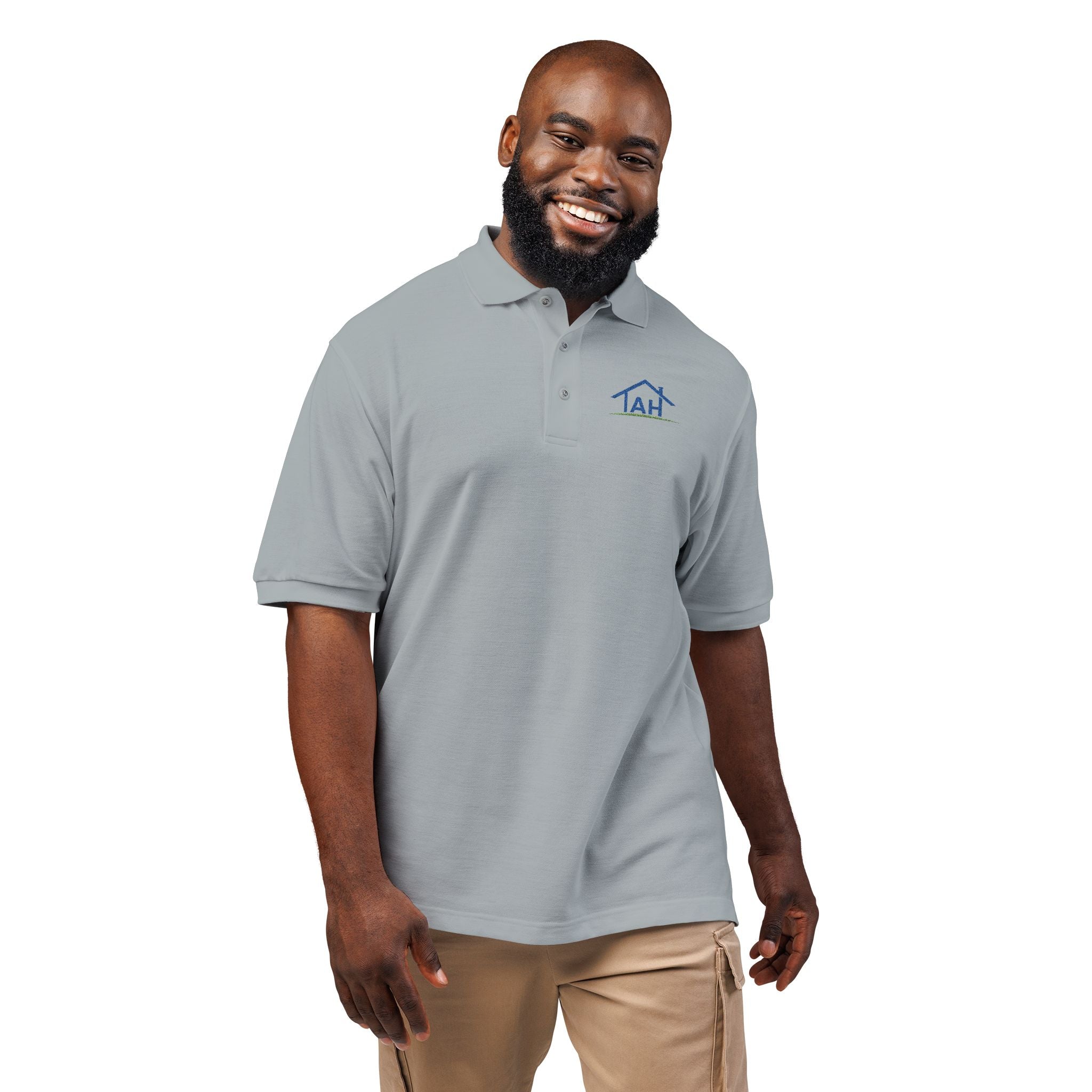 Embroidered 'TAH' House Logo Polo