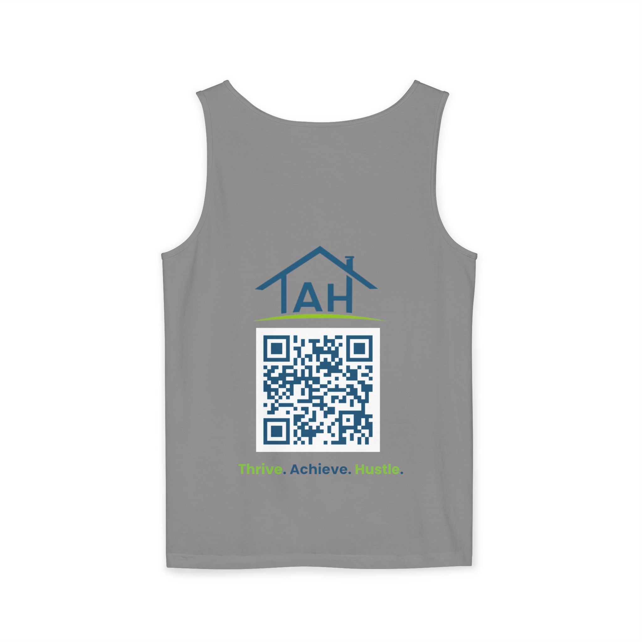 Ask Me About Real Estate Tank Top — 'TAH' QR Realtor Marketing Tank