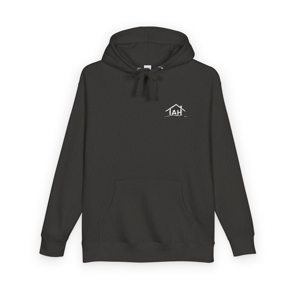 TAH -Cozy Unisex Fleece Hoodie - White logo