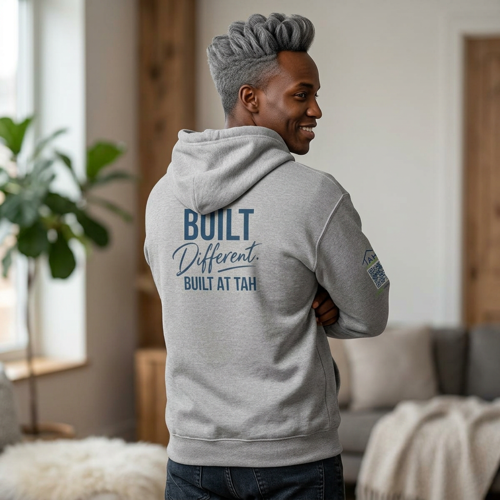 TAH Logo Hoodie – Built Different at TAH