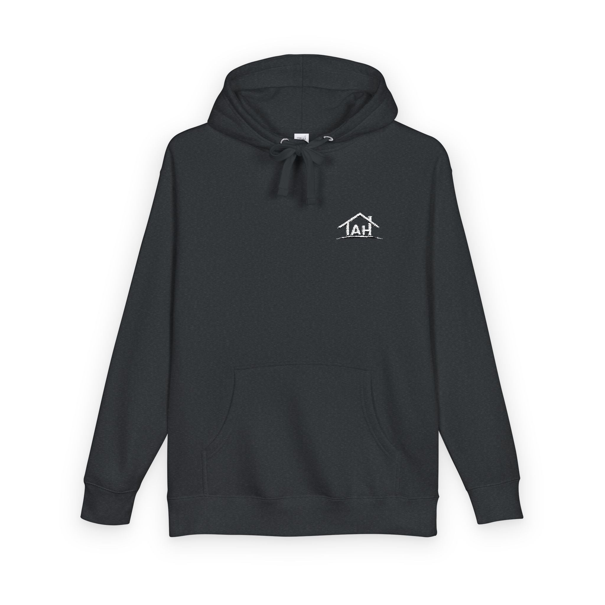 TAH -Cozy Unisex Fleece Hoodie - White logo