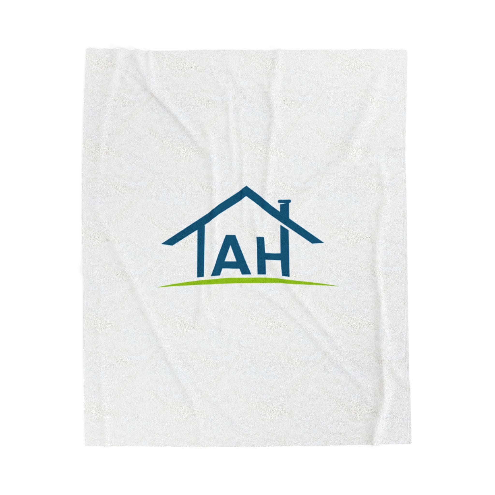 TAH-Cozy Home Velveteen Plush Blanket | Soft Throw-WHITE