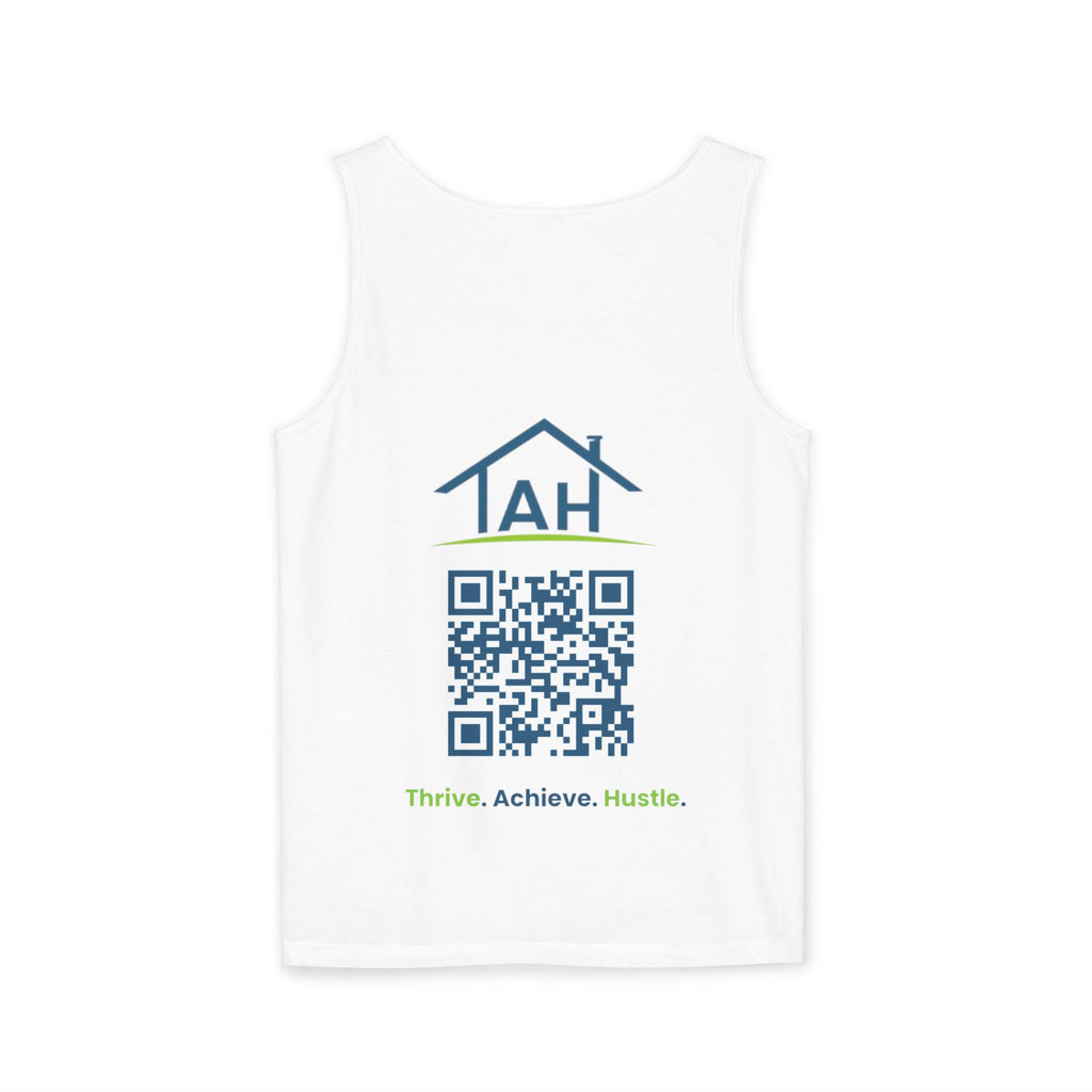 Ask Me About Real Estate Tank Top — 'TAH' QR Realtor Marketing Tank