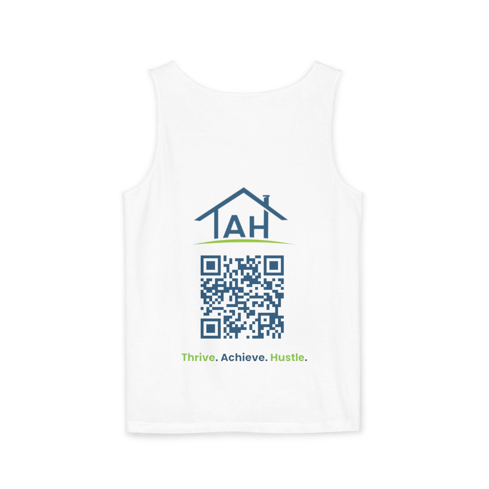 Ask Me About Real Estate Tank Top — 'TAH' QR Realtor Marketing Tank