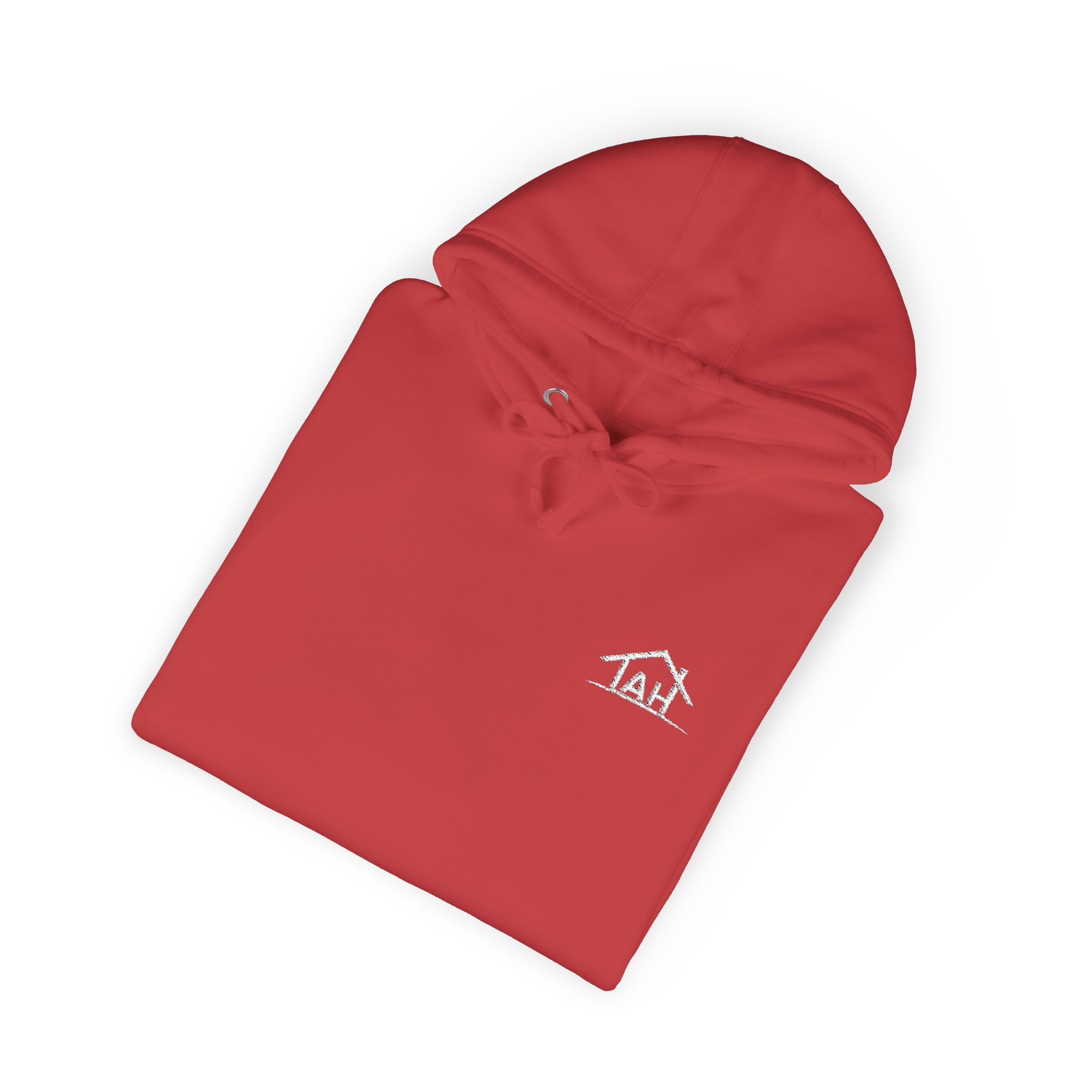 TAH -Cozy Unisex Fleece Hoodie - White logo