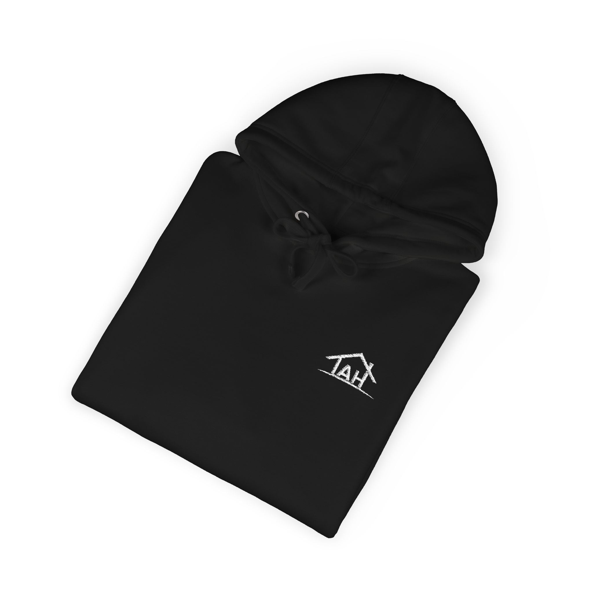 TAH -Cozy Unisex Fleece Hoodie - White logo