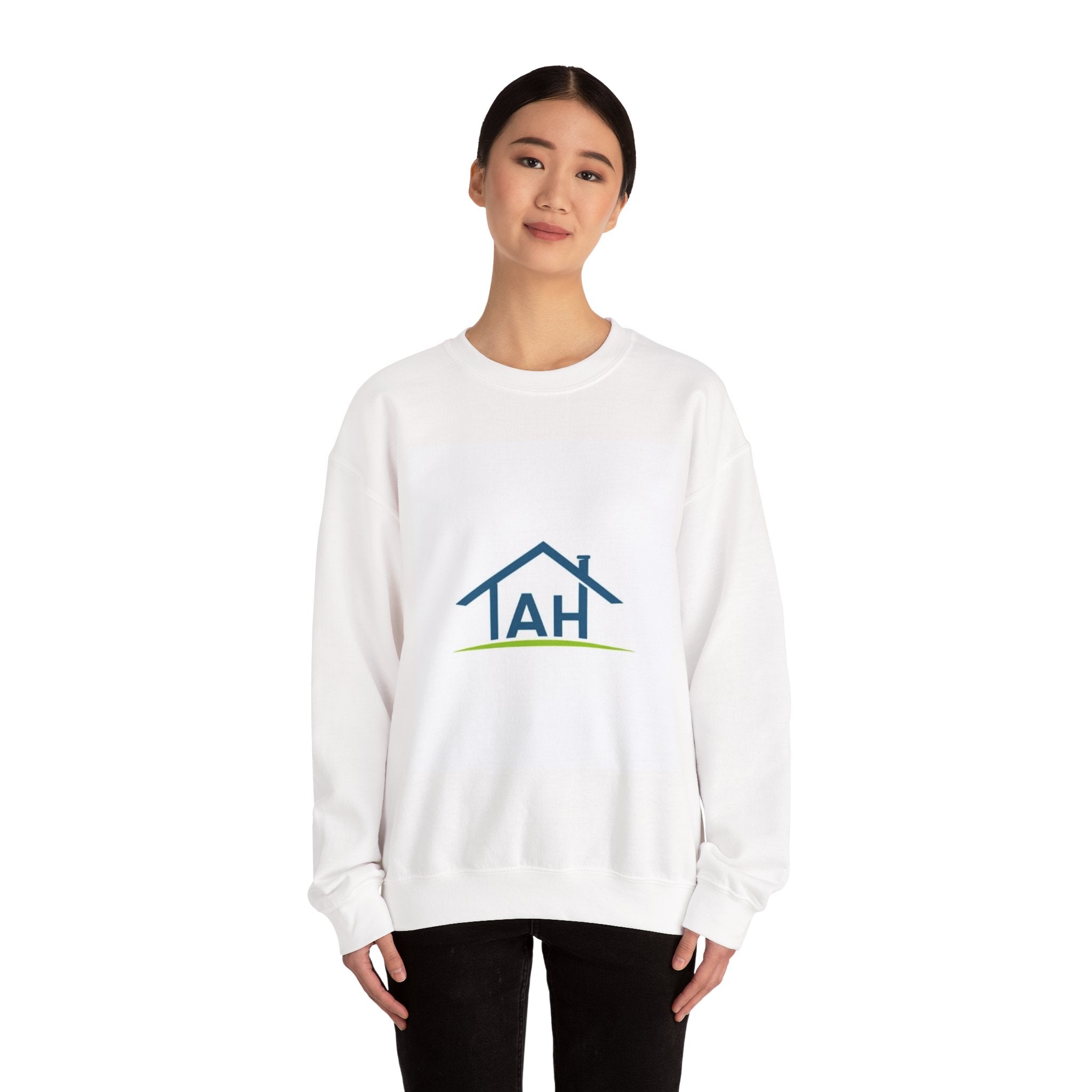 TAH  Unisex Crewneck - TEAL LOGO