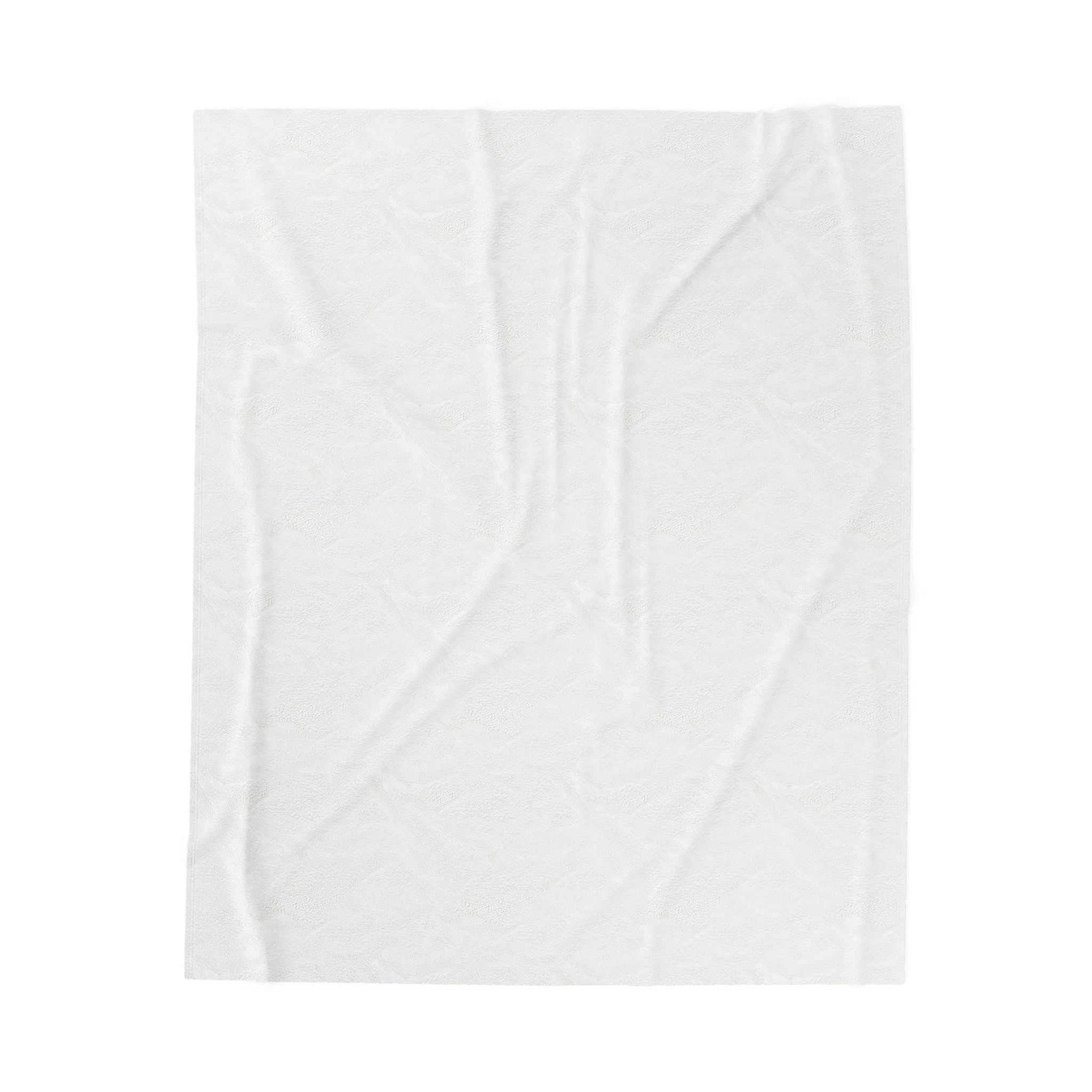 TAH-Cozy Home Velveteen Plush Blanket | Soft Throw-WHITE