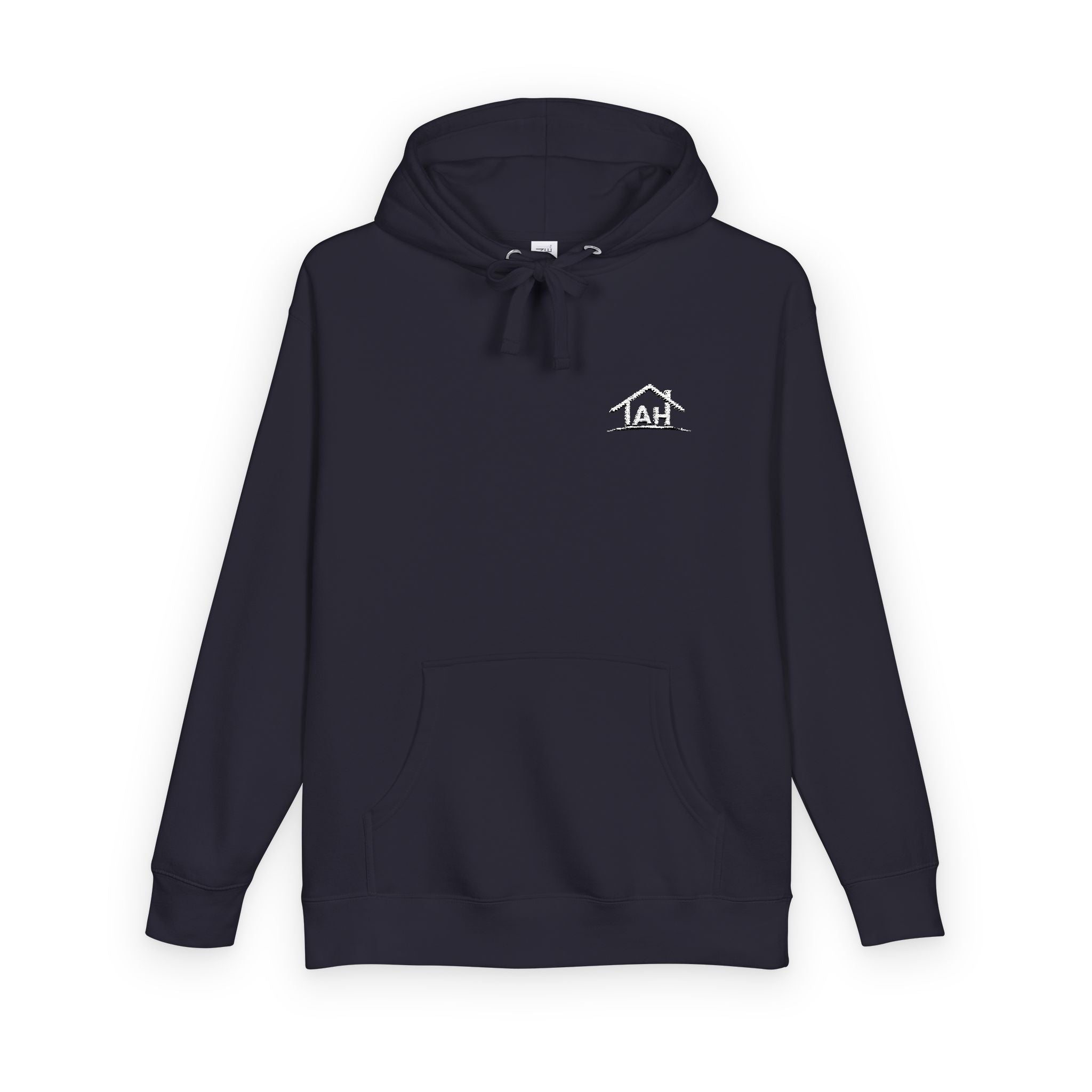 TAH -Cozy Unisex Fleece Hoodie - White logo