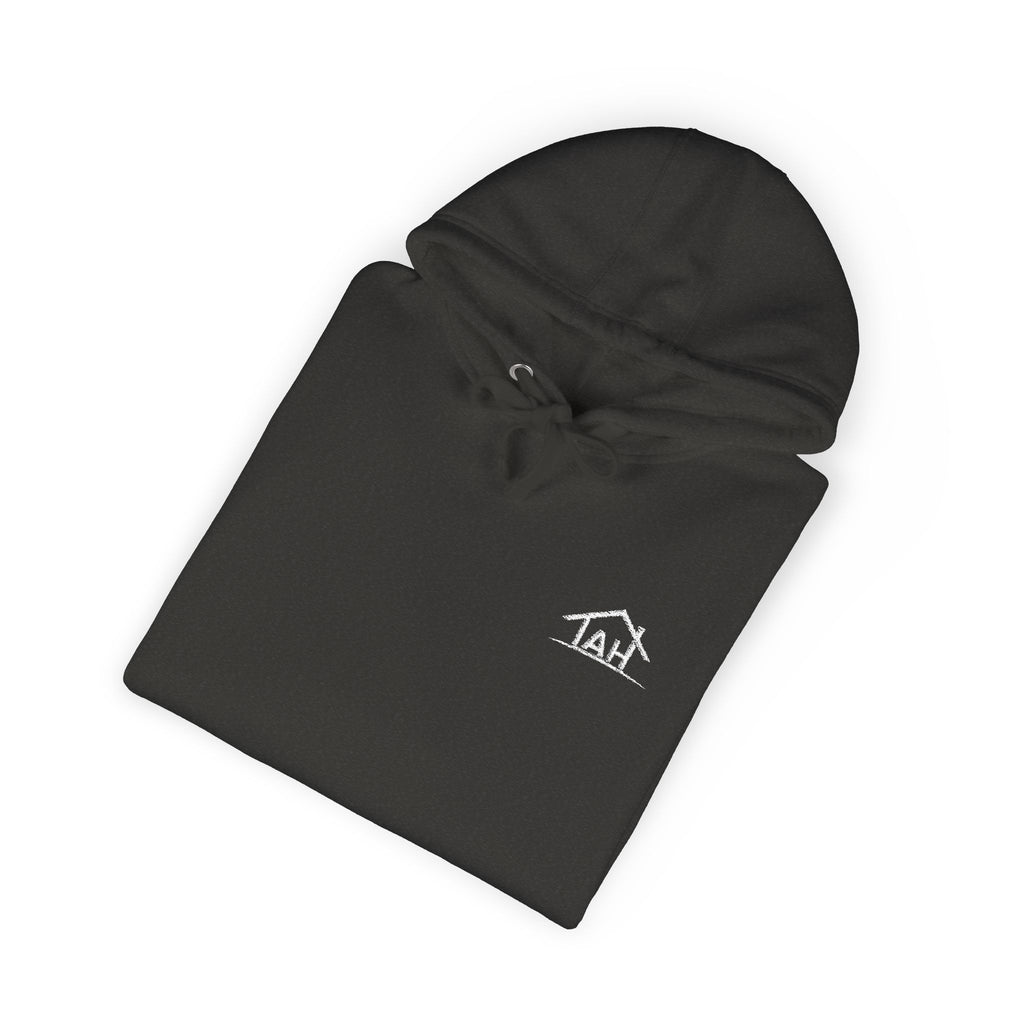 TAH -Cozy Unisex Fleece Hoodie - White logo
