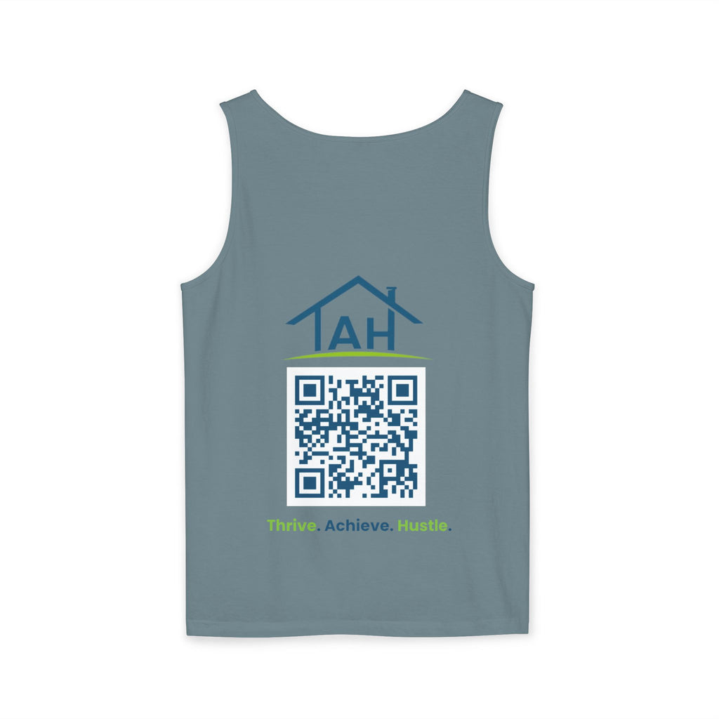Ask Me About Real Estate Tank Top — 'TAH' QR Realtor Marketing Tank