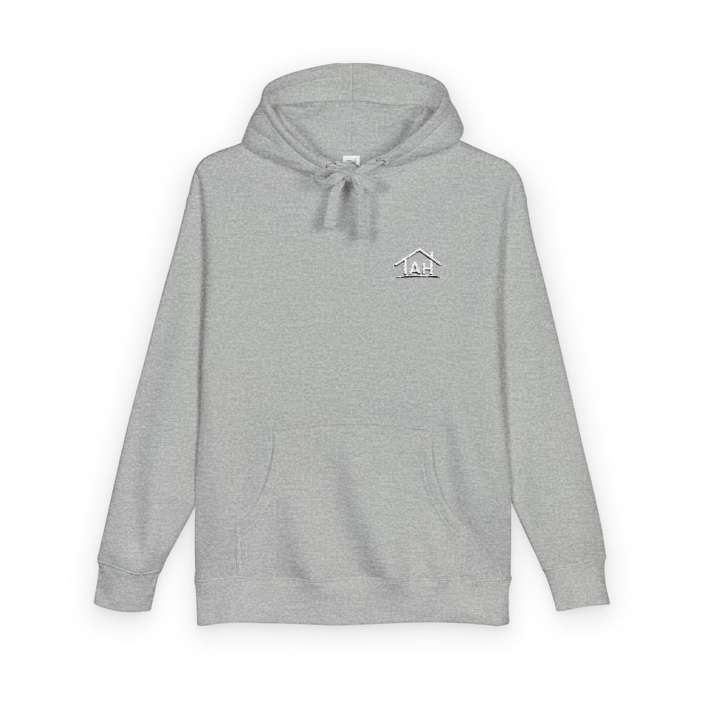 TAH -Cozy Unisex Fleece Hoodie - White logo